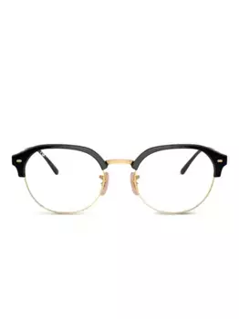 Очки в полуободковой оправе Ray-Ban, черный