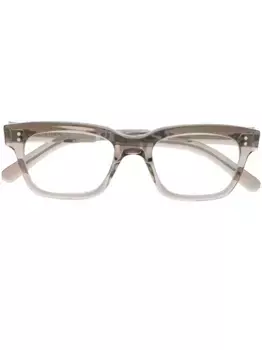 Очки в полупрозрачной оправе Garrett Leight, серый
