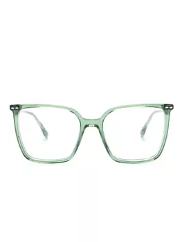 Очки в прозрачной квадратной оправе Isabel Marant Eyewear, зеленый