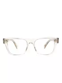 Очки в прозрачной квадратной оправе Oliver Peoples, белый