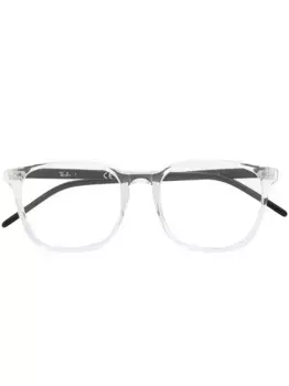 Очки в прозрачной квадратной оправе Ray-Ban, белый