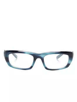 Очки в прямоугольной оправе Balenciaga Eyewear, синий