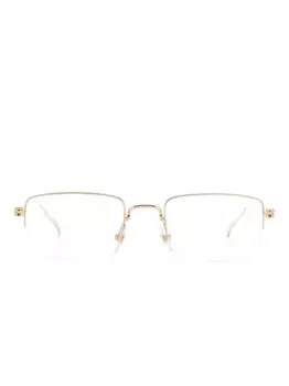 Очки в прямоугольной оправе Cartier Eyewear, золотой