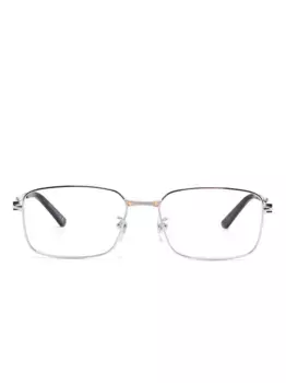 Очки в прямоугольной оправе Cartier Eyewear, серебяный