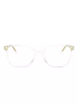 Очки в прямоугольной оправе Dolce & Gabbana Eyewear, белый