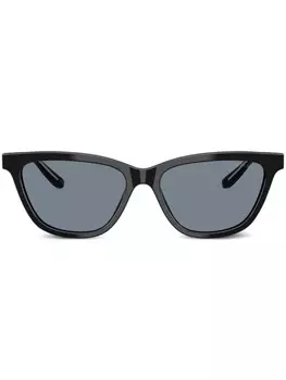 Очки в прямоугольной оправе Giorgio Armani, черный