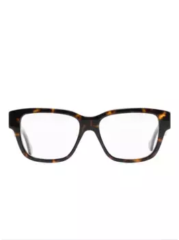 Очки в прямоугольной оправе Gucci Eyewear, коричневый