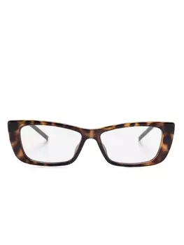 Очки в прямоугольной оправе Gucci Eyewear, коричневый