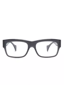 Очки в прямоугольной оправе Gucci Eyewear, серый
