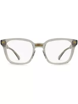 Очки в прямоугольной оправе Gucci Eyewear, золотой
