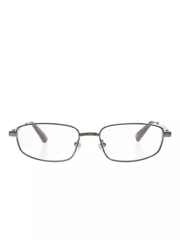 Очки в прямоугольной оправе Jacquemus, серебряный