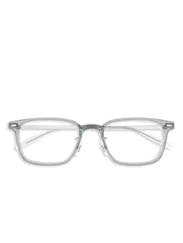 Очки в прямоугольной оправе Montblanc, серый
