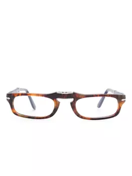 Очки в прямоугольной оправе Persol, коричневый