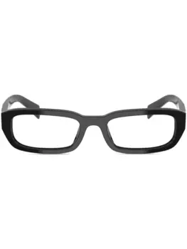 Очки в прямоугольной оправе Prada Eyewear, черный