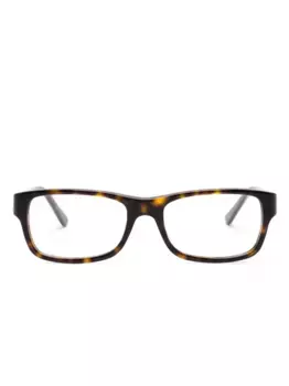 Очки в прямоугольной оправе Ray-Ban, коричневый