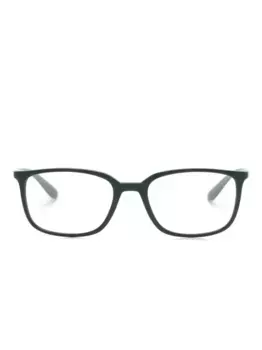 Очки в прямоугольной оправе Ray-Ban, зеленый
