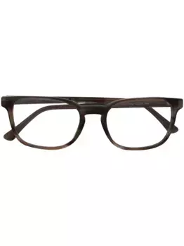 Очки в прямоугольной оправе Ray-Ban, коричневый