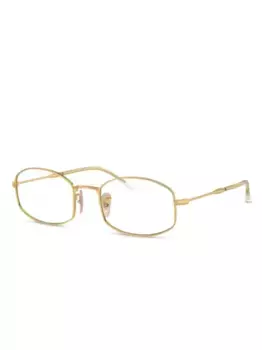 Очки в прямоугольной оправе Ray-Ban, золотой