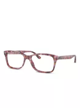 Очки в прямоугольной оправе Ray-Ban, розовый