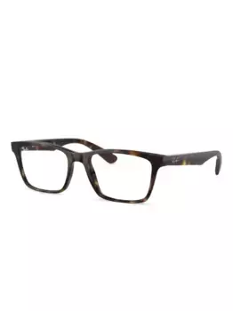 Очки в прямоугольной оправе Ray-Ban, коричневый