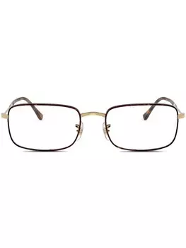 Очки в прямоугольной оправе Ray-Ban, коричневый