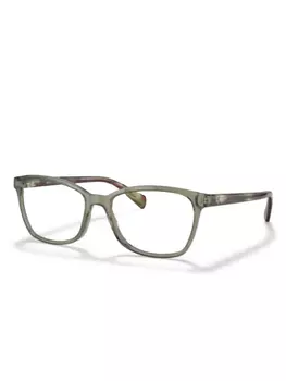 Очки в прямоугольной оправе Ray-Ban, зеленый