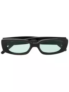 Очки в узкой круглой оправе OUR LEGACY, черный