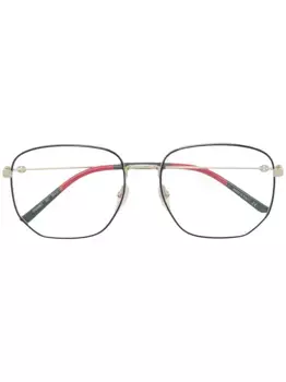 Очки в восьмиугольной оправе Gucci Eyewear, черный