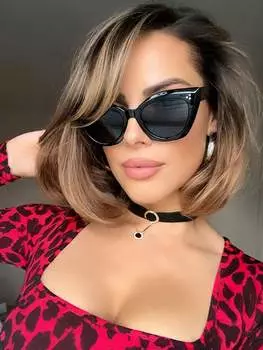 Очки винтажные, черный