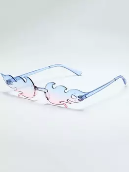 Очки Y2K летние, синий