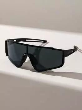 Очки Y2K с линзами, серый