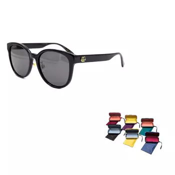 Очки женские Gucci солнцезащитные, черный / серый