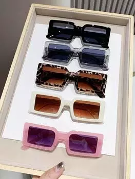 Очки женские квадратные, 5 штук