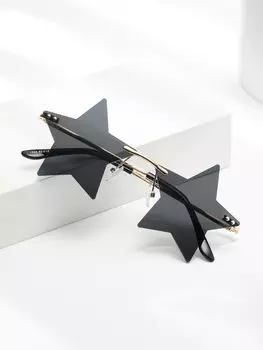 Очки женские звездного дизайна, черный