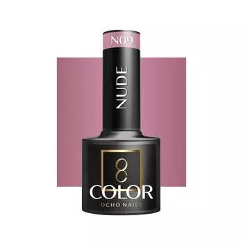 OCHO NAILS Гибридный лак для ногтей телесного цвета N09 -5 г Active Shop