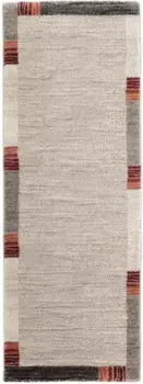 OCI МАРКА КОВРОВ "CASTLE FLORA" дорожка, прямоугольная OCI Die Teppichmarke 80х200 см, темно-коричневый/бежевый