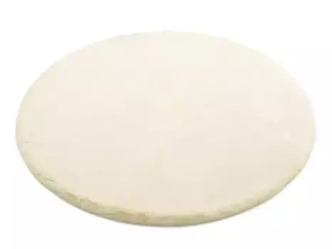 OCI THE CARPET BRAND "ALISSA" ковер, круглый, уютный, с мягким ворсом, на ощупь из кроличьего меха, ворсистый OCI Die Teppichmarke 120 см, цвет creme