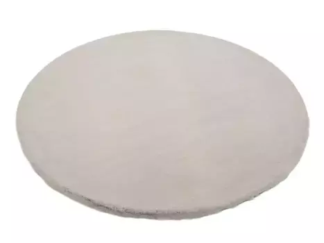 OCI THE CARPET BRAND "ALISSA" ковер, круглый, уютный, с мягким ворсом, на ощупь из кроличьего меха, ворсистый OCI Die Teppichmarke 120 см, серый