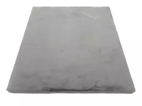 OCI THE CARPET BRAND "ALISSA" ковер, прямоугольный, уютный мягкий ворс, на ощупь мех кролика, ворсистый OCI Die Teppichmarke 140х200 см, серый