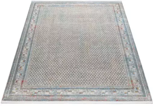 OCI THE CARPET BRAND "BESTSELLER MIRI" ковер, прямоугольный, винтажный вид, с тонким блеском и тонкой бахромой, гостиная OCI Die Teppichmarke 80х150 см, серый