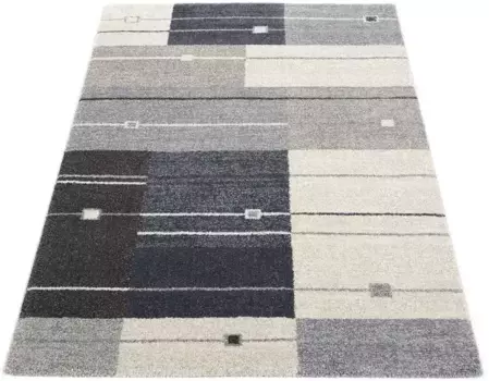 OCI THE CARPET BRAND "CASTLE MODENA" ковер, прямоугольный, для гостиной OCI Die Teppichmarke 80х150 см, серый/синий