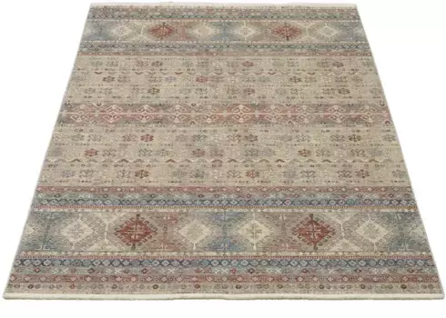 OCI THE CARPET BRAND "GRAND FASHION IKARUS" ковер, прямоугольный, винтажный вид, тонкая бахрома, гостиная OCI Die Teppichmarke 65х130 см, цвет terra/mehrfarbig