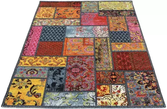 OCI THE CARPET BRAND "HAPPINESS ORI" ковер, прямоугольный, гостиная, высококонтрастный дизайн OCI Die Teppichmarke 140х200 см, цвет multi