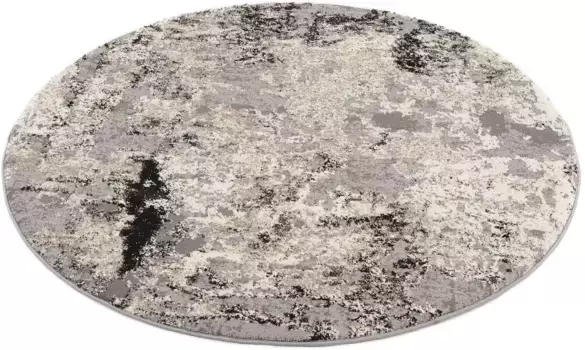 OCI THE CARPET BRAND "JUWEL LIRAY" ковер, круглый, для гостиной OCI Die Teppichmarke 160 см, серый