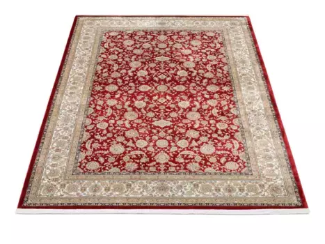 OCI THE CARPET BRAND Ковер "INSPIRATION KESHAN", прямоугольный, машинного плетения, восточный вид, короткий ворс OCI Die Teppichmarke 67х130 см, красно-кремовый