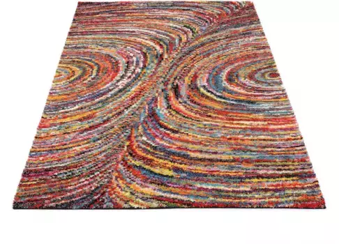 OCI THE CARPET BRAND Ковер Shaggy "Sixteen Face", прямоугольный, гостиная OCI Die Teppichmarke 120х170 см, цвет multi