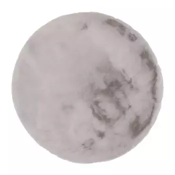 OCI THE CARPET BRAND "ROCKY SOFT" ковер, круглый, искусственный мех, мягкий, приятный, машинная ткань, можно стирать OCI Die Teppichmarke 120 см, капучино