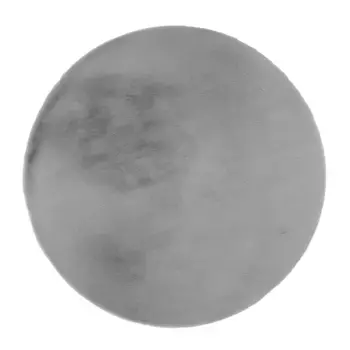 OCI THE CARPET BRAND "ROCKY SOFT" ковер, круглый, искусственный мех, мягкий, приятный, машинная ткань, можно стирать OCI Die Teppichmarke 160 см, серый