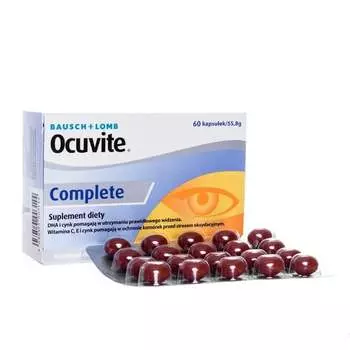 Ocuvite Complete, Добавка , 60 капсул Valeant