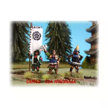 Ода Нобунага со слугами, Samurai - 16th Century (28mm)